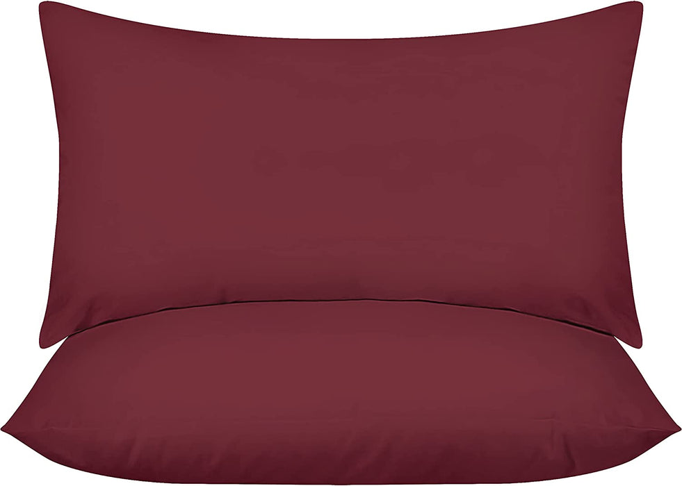 Throw Pillows Insert (Pack of 2, White) - 18 X 18 Inches Bed and Couch Pillows - Indoor Decorative Pillows