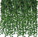 24 Pack 173Ft Artificial Ivy Greenery Garland, Fake Vines Hanging Plants Backdrop for Room Bedroom Wall Decor, Green Leaves for Jungle Theme Party Wedding Decoration