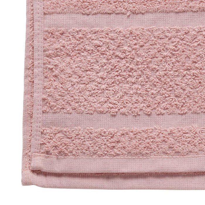 Mainstays Value 10-Piece Cotton Towel Set with Upgraded Softness & Durability, Blush