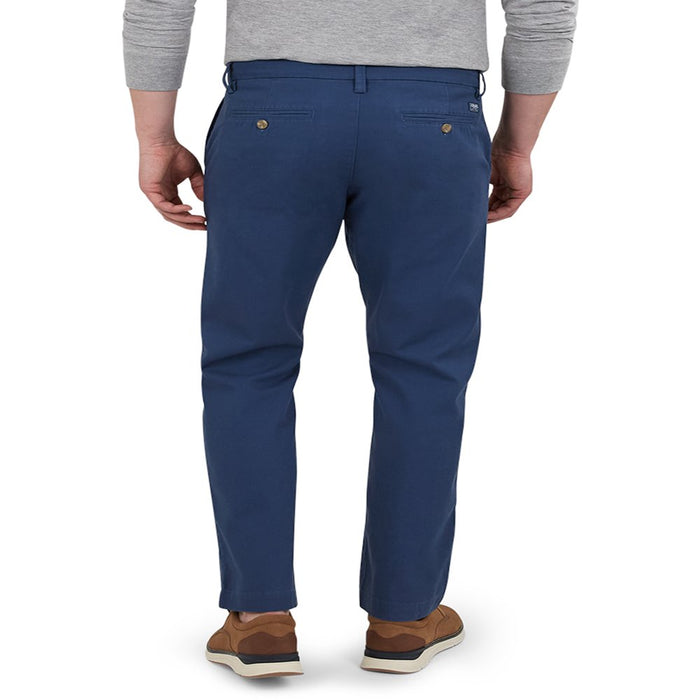 Chaps Men'S Straight Fit Coastland Wash Stain Resistant Flat Front Classic Chino Pant