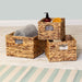 Honey Can Do Three Water Hyacinth Woven Nesting Storage Baskets with Handles