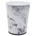 Bath Bliss 1.3 Gal Bathroom Trash Can Wastebasket, Marble