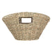 Mainstays Oval Natural Seagrass Storage Basket with Cut-Out Handles