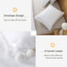 White Pom Pom Fringe Comforter Full(79X90 Inch), 3 Pieces(1 Boho Comforter and 2 Pillowcases) Aesthetic Ball Pom Comforter, Lightweight Soft Microfiber down Alternative Bedding Set