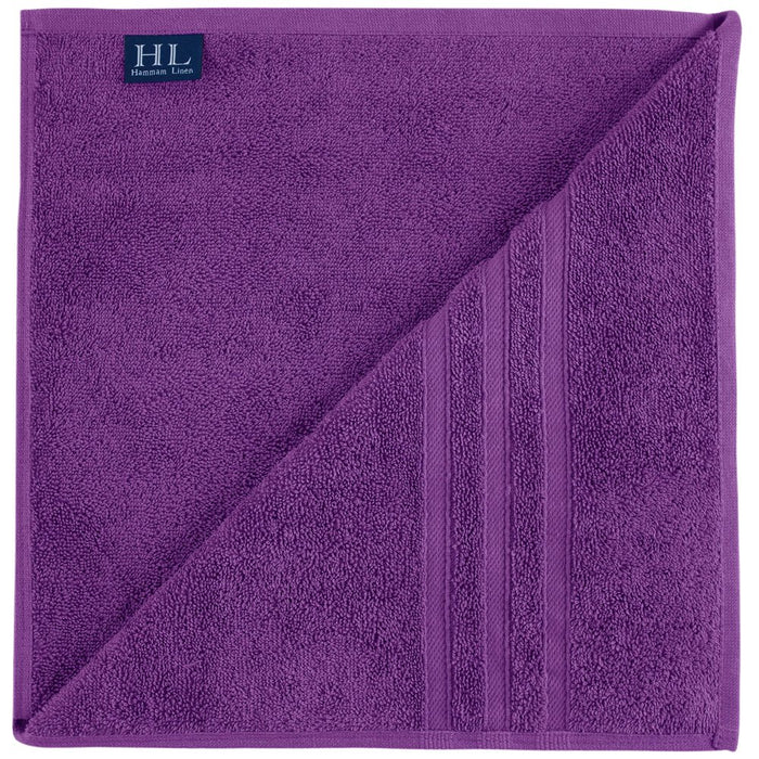 Purple Bath Towels – 4 Pieces Luxurious Turkish Cotton Bath Towels – Quick Dry and Soft Towel Set for Daily Use