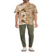 No Boundaries Men'S and Big Men'S Rayon Resort Shirt with Short Sleeves