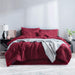 Bedsure Full Size Comforter Sets - Bedding Sets Full 7 Pieces, Bed in a Bag Burgundy Bed Sets with Comforters, Sheets, Pillowcases & Shams,Adult & Kids Bedding