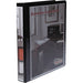 Economy round Ring View Binder, 1" Capacity, Black