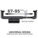 Universal Phone Holster with Swivel Belt Clip and Built-In Kickstand (Black)