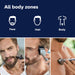 Multigroom Series 7000 23 Piece Mens Grooming Kit, Trimmer for Beard, Head, Body, and Face - No Blade Oil Needed, MG7750/49
