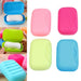 Candy Color Travel Soap Dish Box Portable Case Holder Container Bathroom Tool Plastic