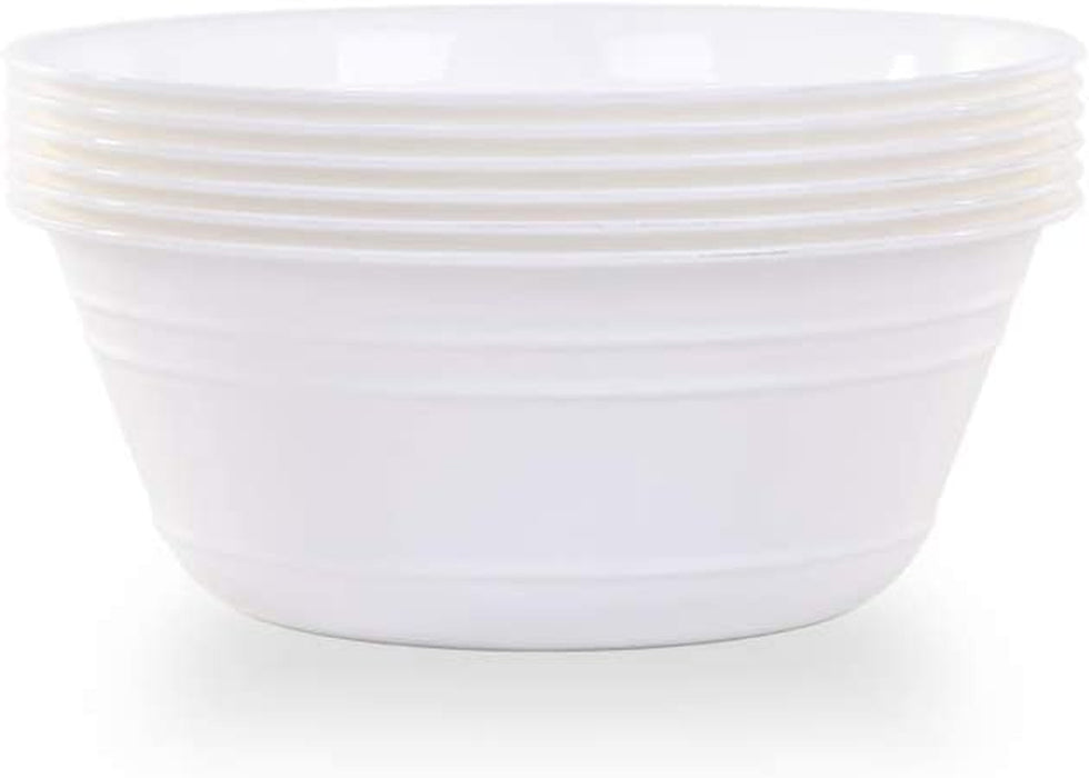 Snack Bowls (Small 6Pk (600Ml), White)