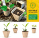 100Pack Peat Pots Planter Nursery Pots Seed Starter Tray for Garden Seedling Organic Eco-Friendly with Plant Labels, 2 Transplant Tools