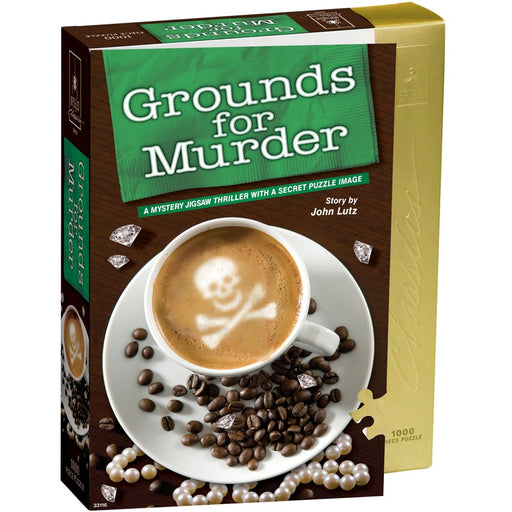 Grounds for Murder Classic Mystery Jigsaw Puzzle