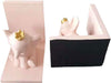 Resin Bookends Pink Elephant Nursery Baby Girl Room Kids Children Room Decorative Bookends - 1 Pair