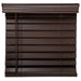 Richfield Studios 2.5" Cordless Faux Wood Blinds, Mahogany