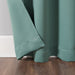 Mainstays Blackout Energy Efficient Grommet Single Curtain Panel, 40"X84", Aqua