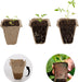 40 Pack Peat Pots Seed Starter Trays, 480 Cells Germination Seedling Pots, Organic Biodegradable Plant Germination Tray with 40 Plant Labels for Vegetable Flower, Herbs, Indoor Outdoor Garden