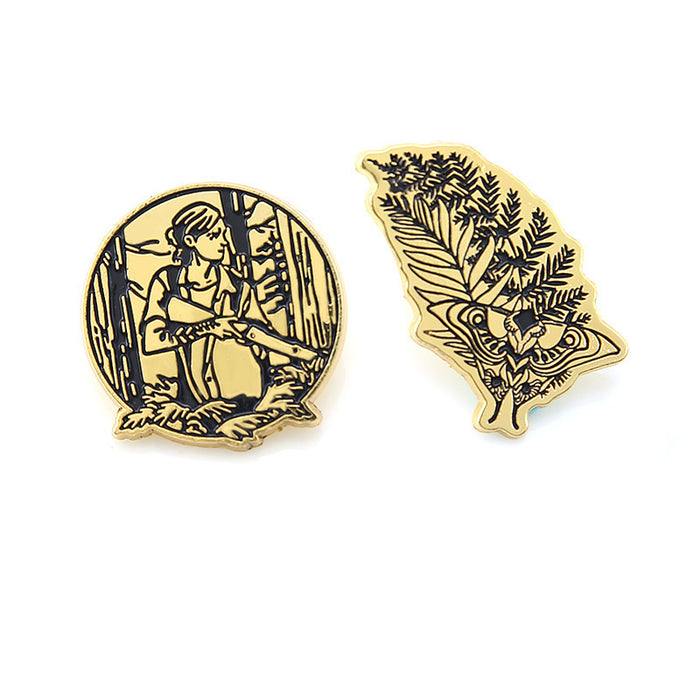 Golden Elly Tattoo Brooch One Piece Dropshipping