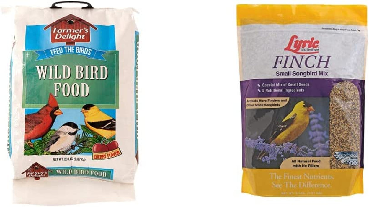53003 Farmer'S Delight Wild Bird Food with Cherry Flavor, 20-Pound Bag