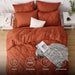 Bedsure Full Size Comforter Sets - Bedding Sets Full 7 Pieces, Bed in a Bag Burnt Orange Bed Sets with Comforters, Sheets, Pillowcases & Shams,Adult & Kids Bedding