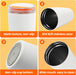 Insulated Tumbler with Lid and Straw, 16 Oz Leak Proof Double Wall Stainless Steel Travel Coffee Mug, Iced Coffee Cup Car Mug Water Bottle, Keep Cold Hot for 10 Hours, Gifts for Mom, White