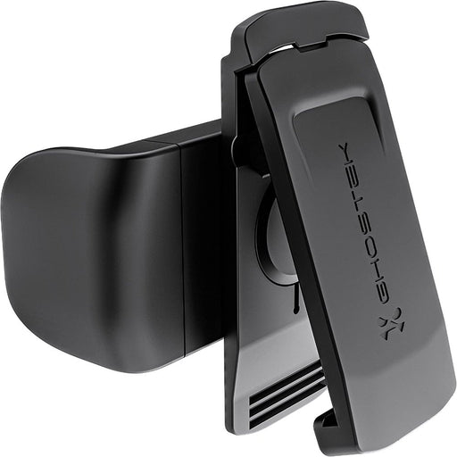 Universal Phone Holster with Swivel Belt Clip and Built-In Kickstand (Black)