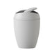 2.4 Gal Twirla Polypropylene Swing-Top Lid Bathroom Trash Can Garbage Can, Grey