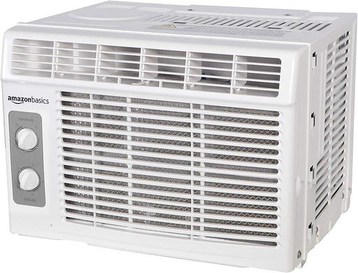 Window-Mounted Air Conditioner with Mechanical Control - Cools 150 Square Feet, 5000 BTU, AC Unit
