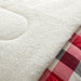 Mainstays Reverse to Sherpa Comforter Set, Full/Queen, Red Plaid, Polyester