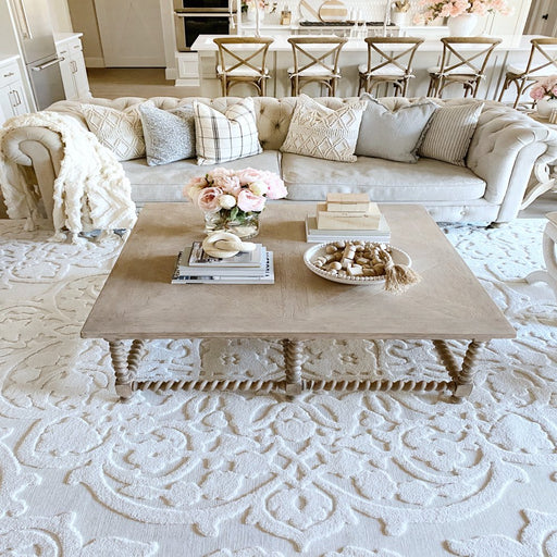 My Texas House Dahlia, Transitional, Medallion, Woven Area Rug, 7'9" X 10'10"