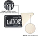 Laundry Room Rug Runner Non Slip Laundry Mats Mudroom Runner Farmhouse Kitchen Floor Mat Bathroom Laundry Room Decor Accessories( Black, 20 X 47 Inch )