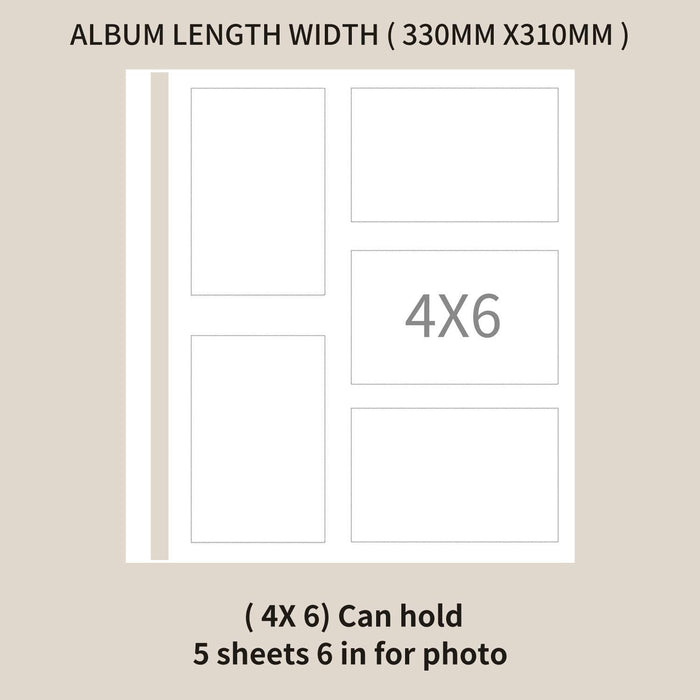 Photo Album 4X6 500 Pockets Photos, Extra Large Capacity Family Wedding Picture Albums Holds 500 Horizontal and Vertical Photos (500Pockets, Teal)