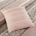 Mainstays 7-Piece Princeton Woven Jacquard Comforter Set, Blush Stripe, Full/Queen