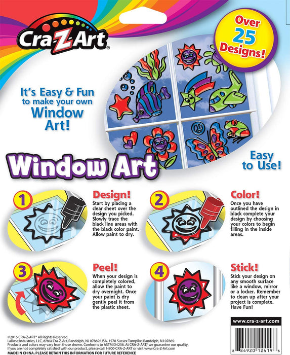 Window Art Decorative Design DIY Kit by Cra-Z-Art