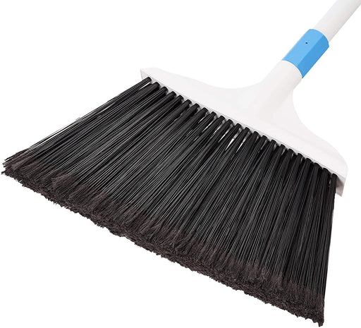 Heavy-Duty Broom, Blue and White