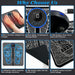 Foot Massager Mat - Foot Massager Pad for Pain Plantar Relief, Muscle Relaxation, Foldable Legs & Feet Massager with 8 Modes, 19 Levels - Intelligent Wireless Fitness Apparatus Model AST-301