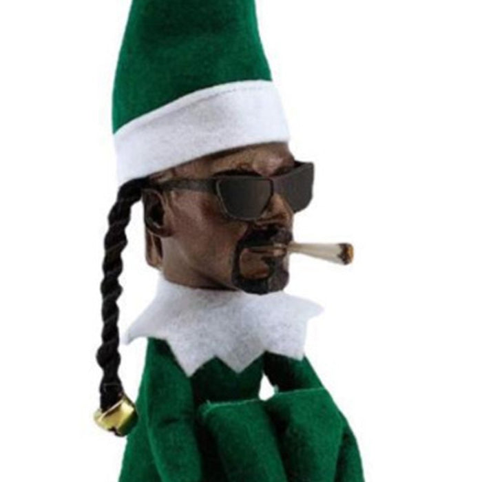 Funny Resin Sculpture Widely Use Green Pop Snoop Dogg Realistic Doll Figurine for Home