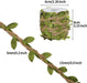 66Ft Natural Jute Twine, 5MM Burlap Leaf Ribbon with Artificial Vine Green Leaves for Wedding Home Garden Jungle Safari Party Decorations