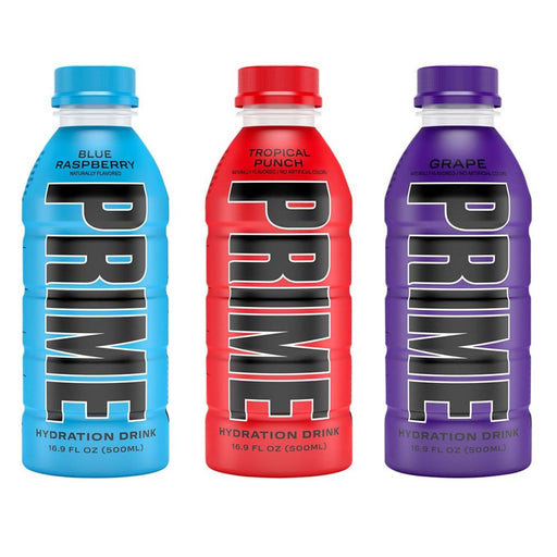 Hydration Drink Variety Pack (16.9Oz 12Pk) Blue Raspberry, Tropical Punch, Grape