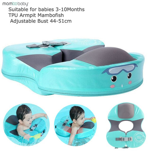 Baby Swimming Float Ring Swim Trainer Non-Inflatable Sunshade Kids Float Lying Swimming Pool Toys Bathtub for Accessories