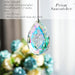 89Mm/3.5In Crystal Suncatchers for Windows,Crystal Prism Suncatcher,Hanging Crystals for Garden Home Outdoor Decoration