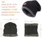 Kids Winter Hat and Scarf Set, 2Pcs Warm Knit Beanie Cap and Scarf for 5-14 Years Old