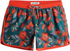 Mens Boys Short 80S 90S Vintage Swim Trunks with Mesh Lining Quick Dry Swim Suits Board Shorts