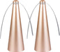 Fly Fan PVC ABS Mosquitoeseating Picnic 2PCS Gold Home Office Decor (Gold, One Size)