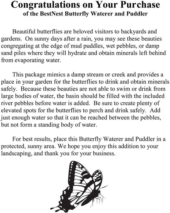 Butterfly Waterer and Puddler