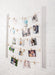 DII Clothesline Collage, Photo Display Collection, Rustic White, 26X29.75"