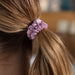 Pure Silk Skinny Scrunchies - Sweet Pea