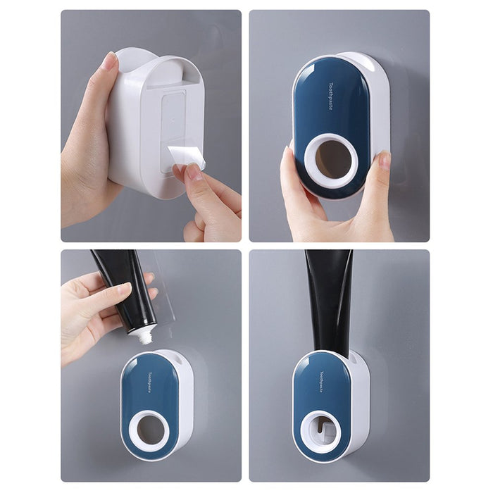Automatic Toothpaste Squeezer Toothpaste Disser Wall Mount for Bathroom Automatic Toothpaste Squeezer for Kids & Family Shower