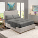 Bed Sheets Set, Deep Pocket 4-Piece, Hotel Luxury Soft Microfiber, Queen Size Sheets, Gray